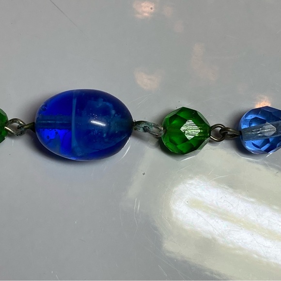 Vintage beaded necklace. 23”   Unmarked. - Picture 6 of 6